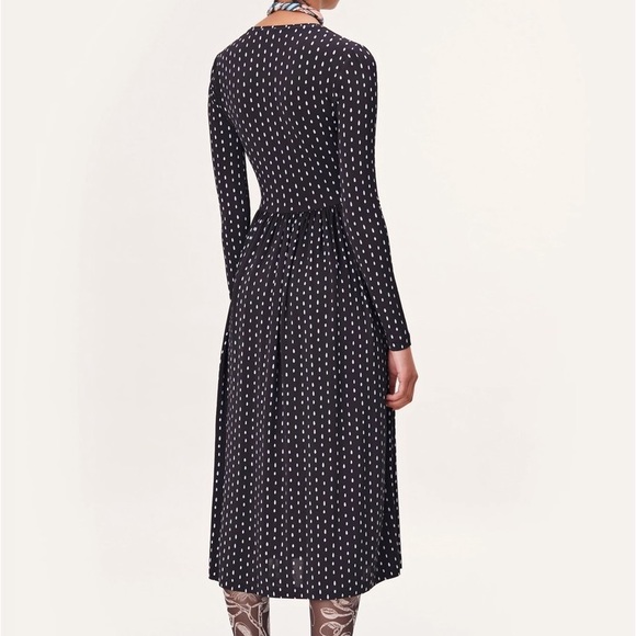 STINE GOYA jersey polkadot maxi dress size medium - Picture 14 of 14